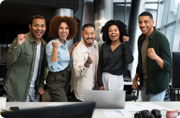 CGSK Team holding world map